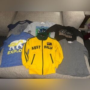 Lot of 6 long sleeved tops for boys size 4